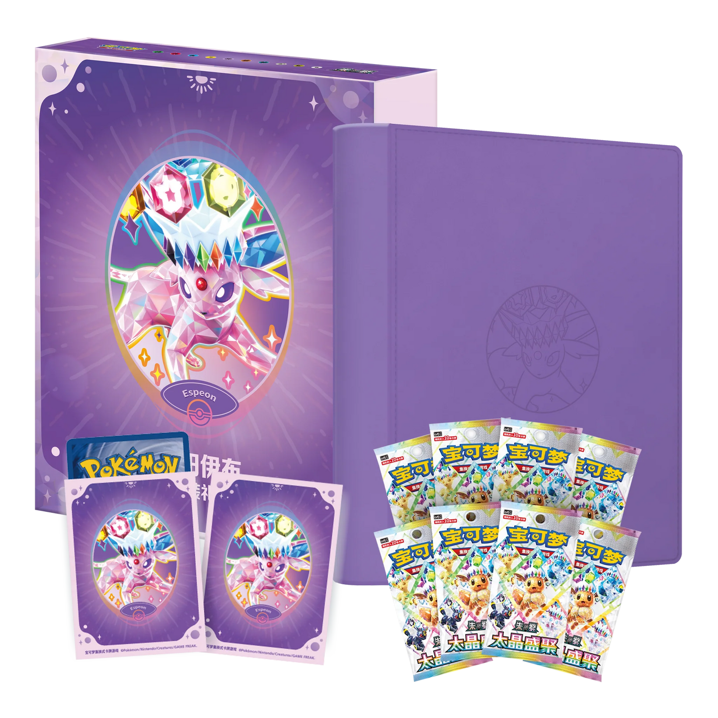 (PRE VENTA) Terastal Gathering  Binder Gift Box Set CHINO - Pokémon TCG