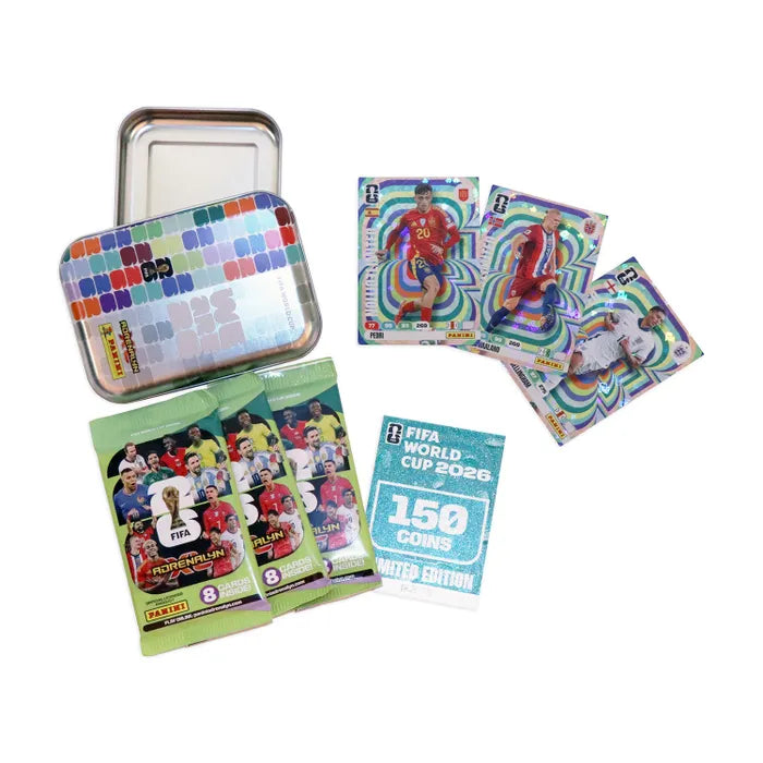 Lata Mundial FIFA 2026 Adrenalyn XL Pocket tin - Panini Cards
