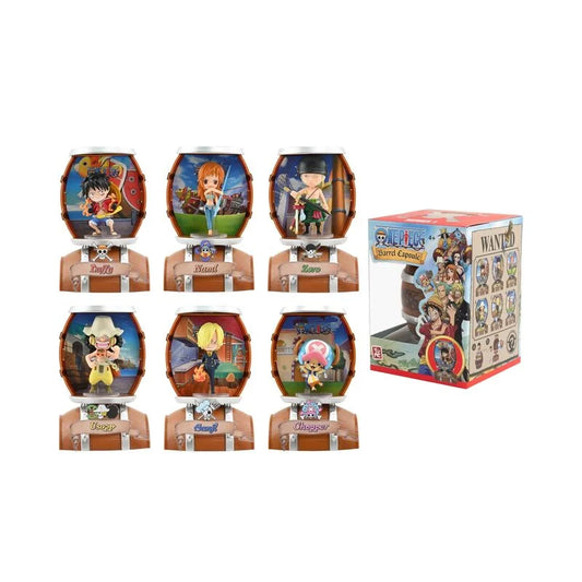 Caja sorpresa barriles cápsula figuras One Piece - Yume