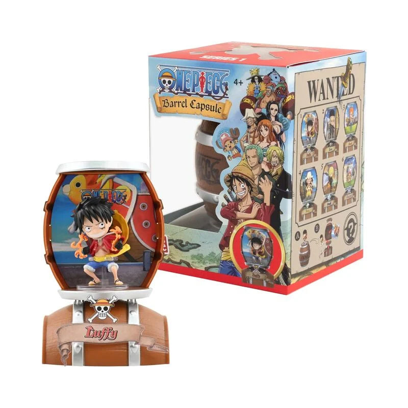 Caja sorpresa barriles cápsula figuras One Piece - Yume