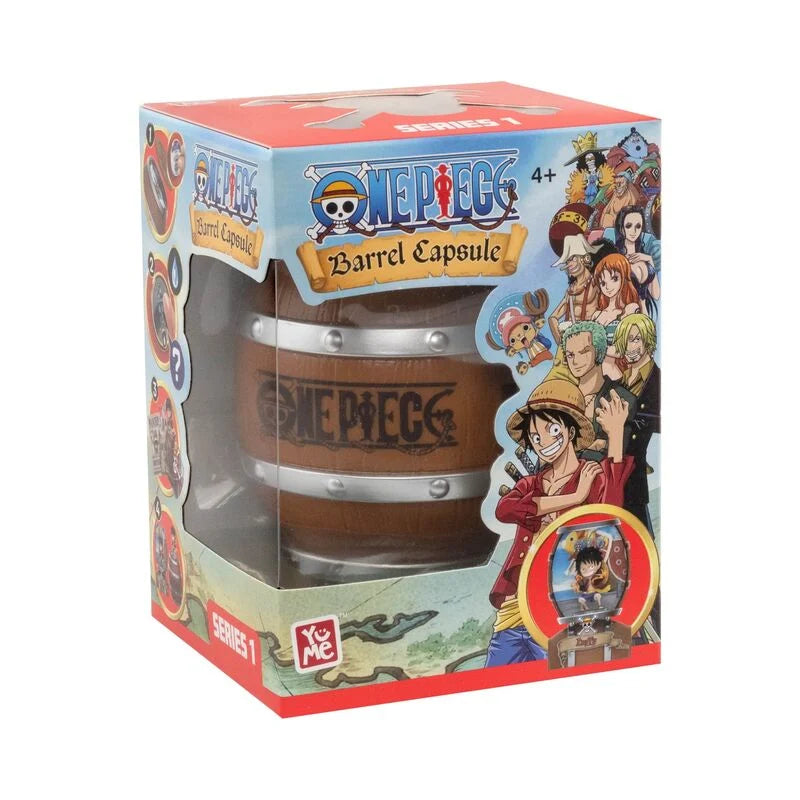 Caja sorpresa barriles cápsula figuras One Piece - Yume