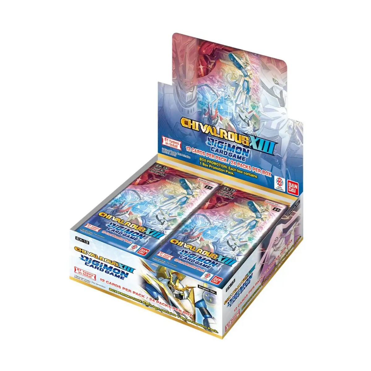 Caja 24 sobres Chivalrous XIII EX-13 INGLÉS - Digimon TCG