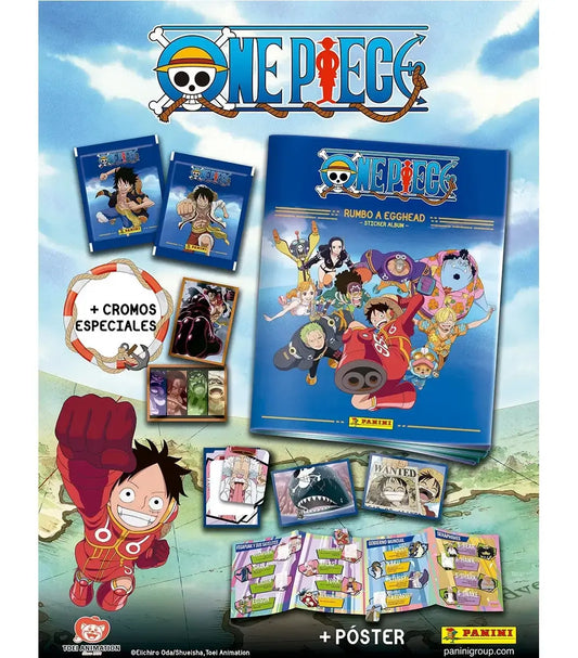 Álbum + 4 Sobres Rumbo a Egghead One Piece - Panini Cromos
