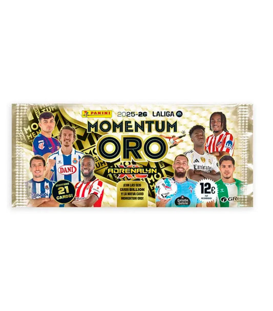 Sobre Momentum Oro Adrenalyn Liga 25/26 - Panini Cards