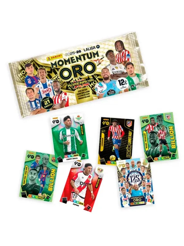Sobre Momentum Oro Adrenalyn Liga 25/26 - Panini Cards