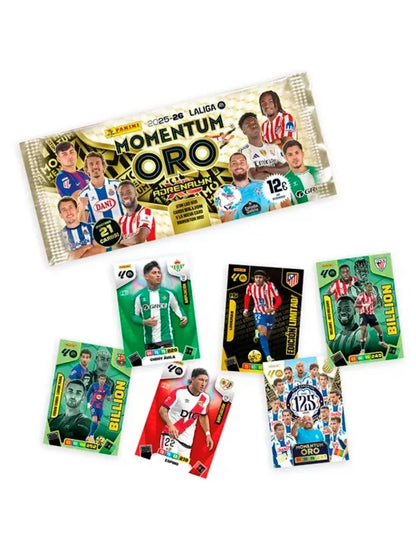 Sobre Momentum Oro Adrenalyn Liga 25/26 - Panini Cards