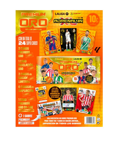 Sobre Premium Oro Adrenalyn 2025/26 LaLiga - Panini Cards