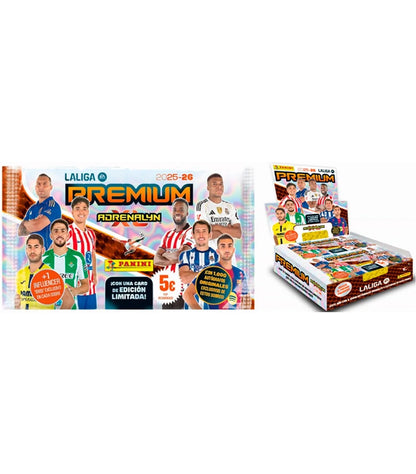 Caja Premium Adrenalyn 25/26 (20 sobres) La Liga - Panini Cards