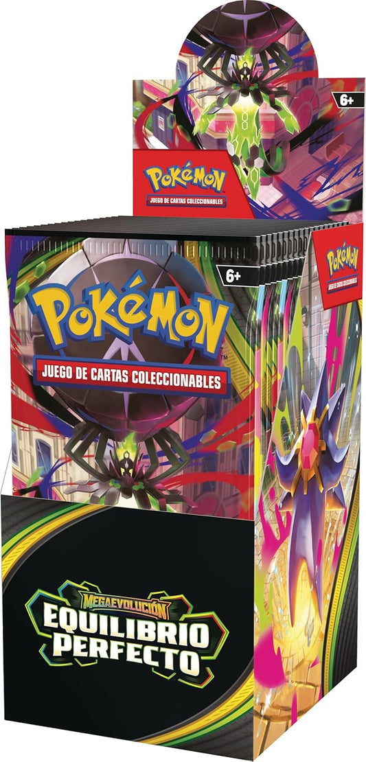 Caja de 18 Sobres de Mega evolución Equilibrio Perfecto ESPAÑOL - Pokémon TCG