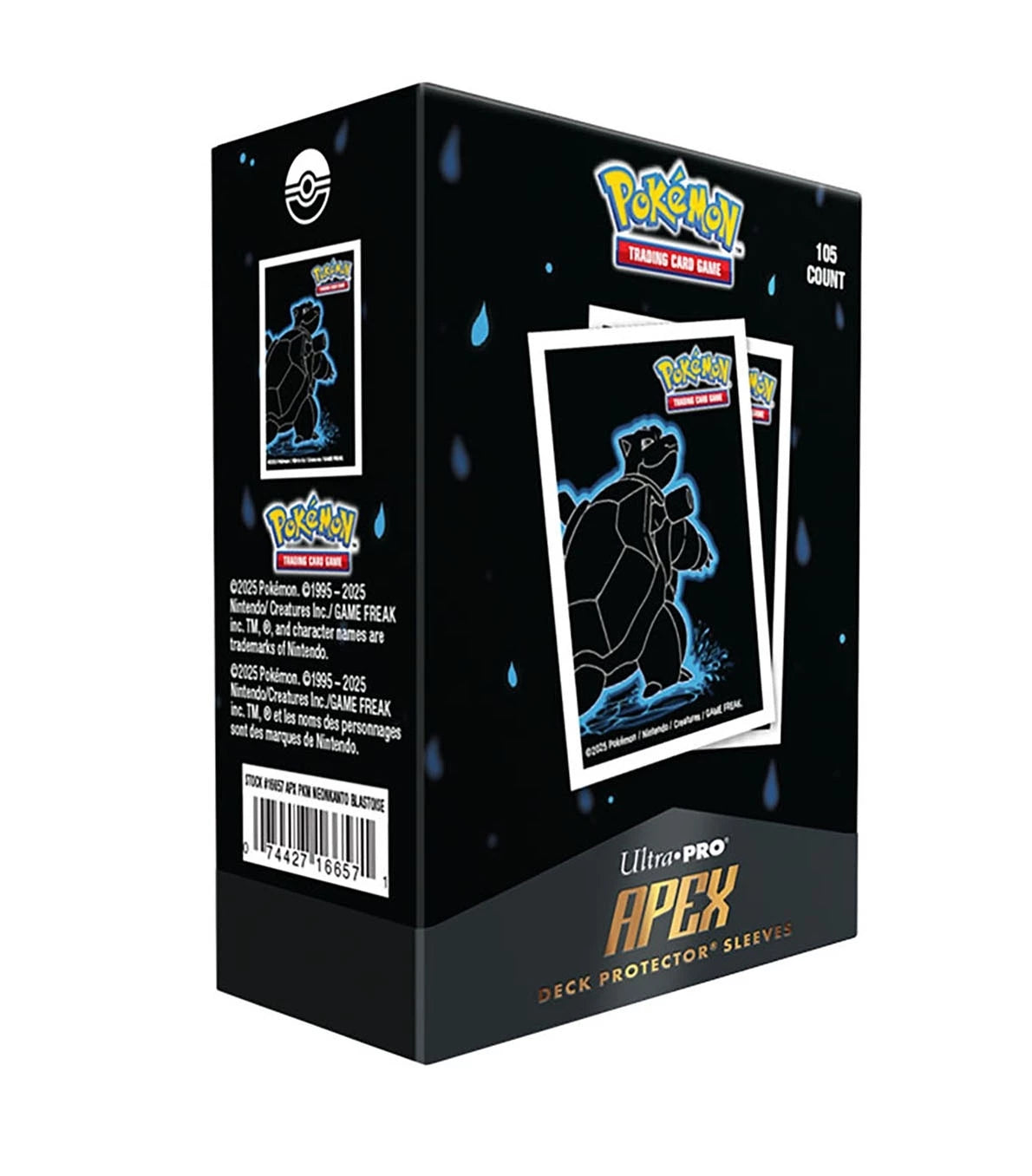 Fundas estándar 105u APEX Blastoise Ed. limitada Pokémon - Ultra Pro