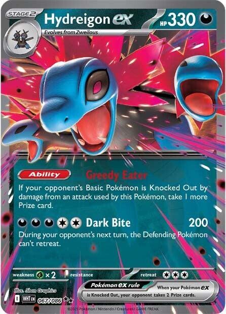 Hydreigon EX 067/086 WHT ESPAÑOL - Pokémon TCG