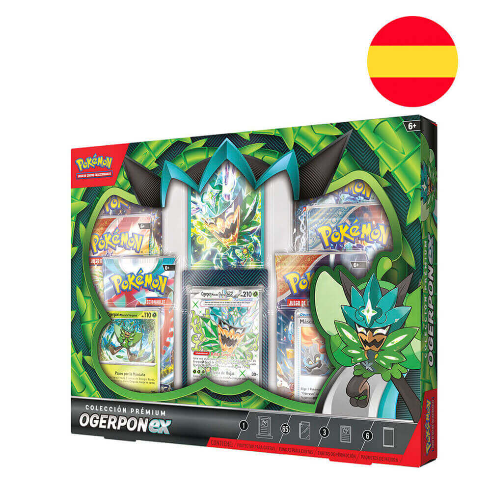 Caja colección premium Ogerpon EX ESPAÑOL - Pokémon TCG