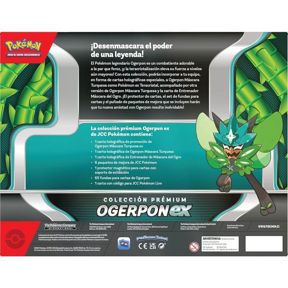 Caja colección premium Ogerpon EX ESPAÑOL - Pokémon TCG