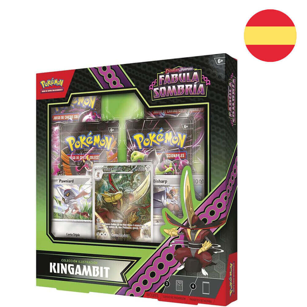 Caja colección ilustración Kingambit EX ESPAÑOL - Pokémon TCG