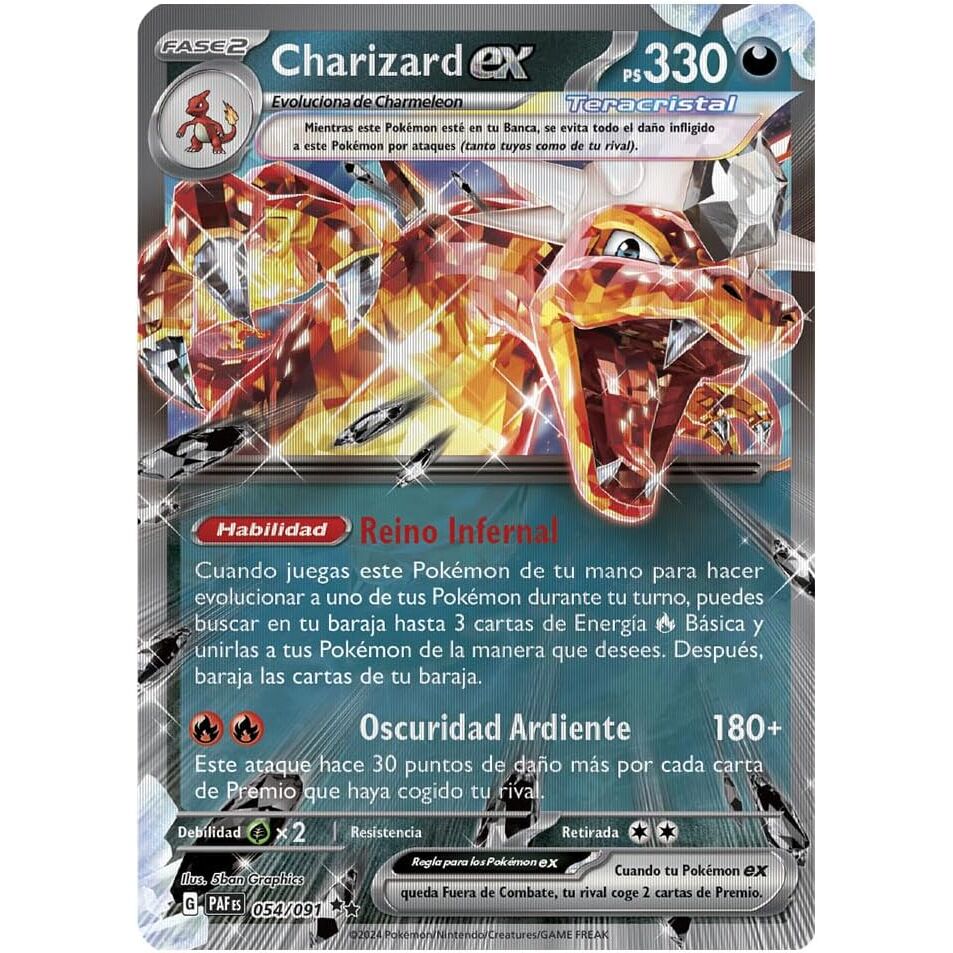 Caja colección especial Charizard EX ESPAÑOL - Pokémon TCG