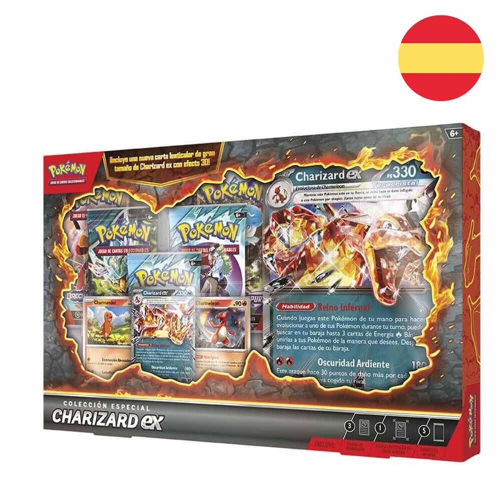 Caja colección especial Charizard EX ESPAÑOL - Pokémon TCG