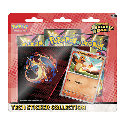 Blíster de 3 sobres Héroes Ascendentes Charmander INGLÉS - Pokémon TCG