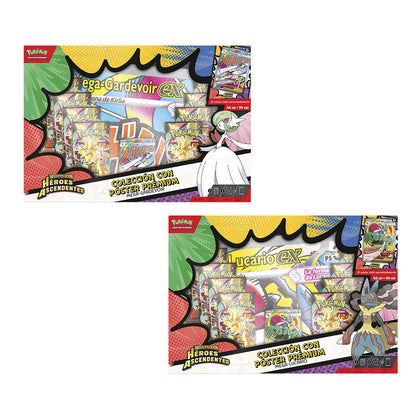 Caja colección Poster Premium Héroes Ascendentes ESPAÑOL - Pokémon TCG