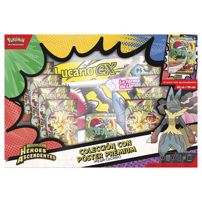 Caja colección Poster Premium Héroes Ascendentes ESPAÑOL - Pokémon TCG