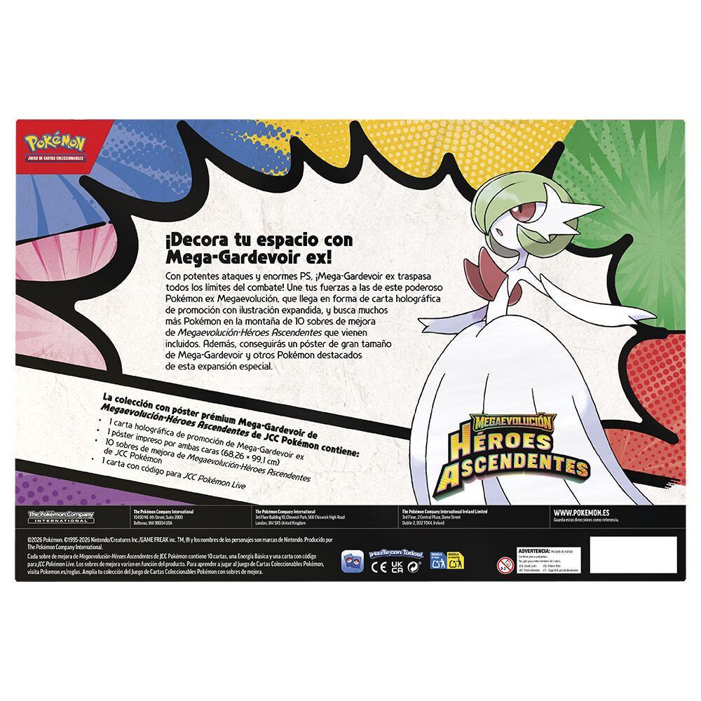 Caja colección Poster Premium Héroes Ascendentes ESPAÑOL - Pokémon TCG