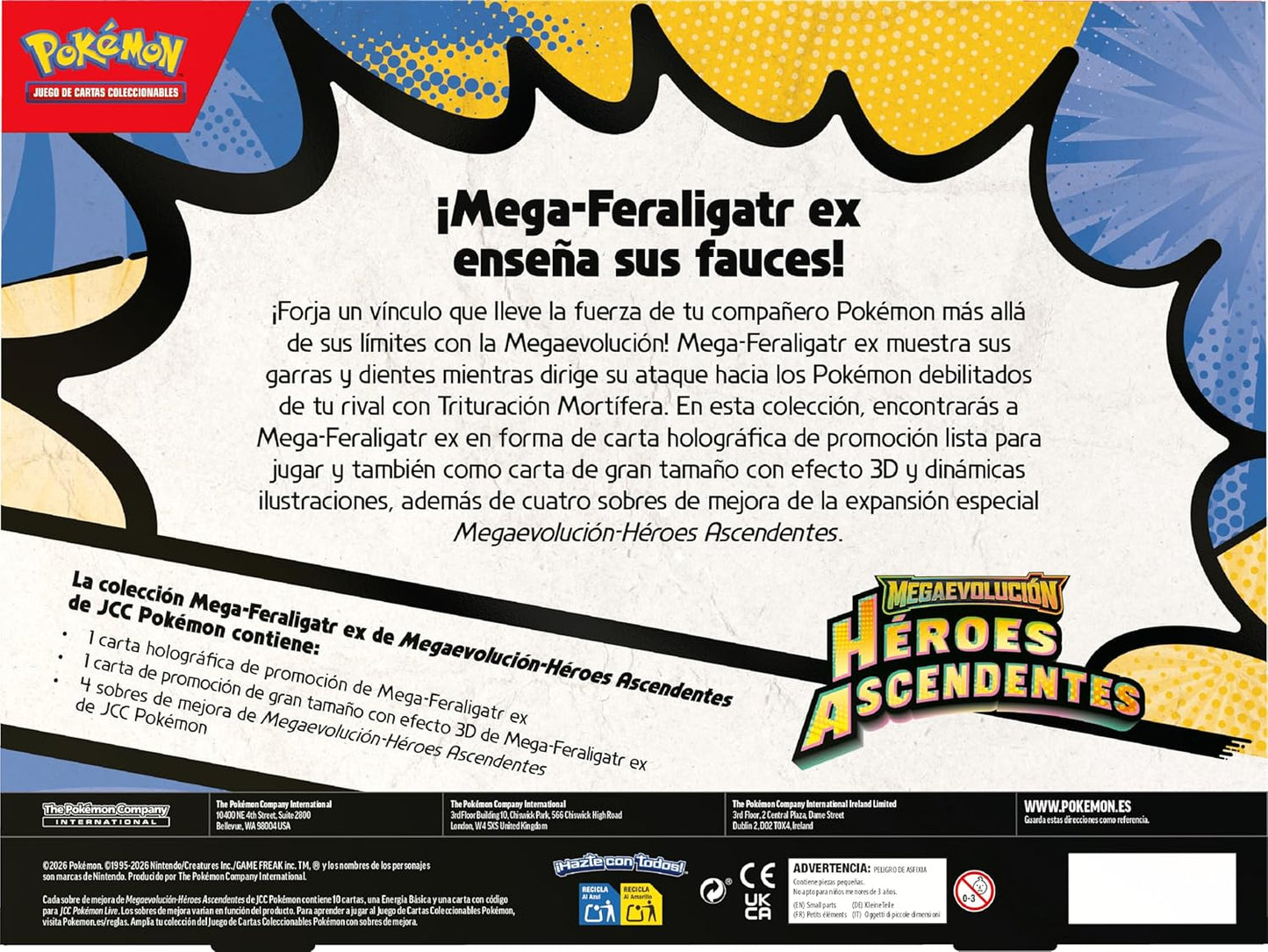 Caja de colección Mega EX Heroes Ascendentes ESPAÑOL - Pokémon TCG