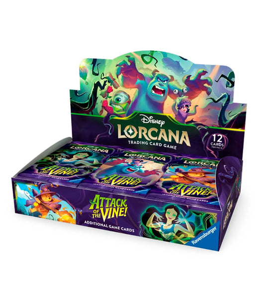 Display of 24 Attack of the Vine! Booster Packs - Disney Lorcana TCG