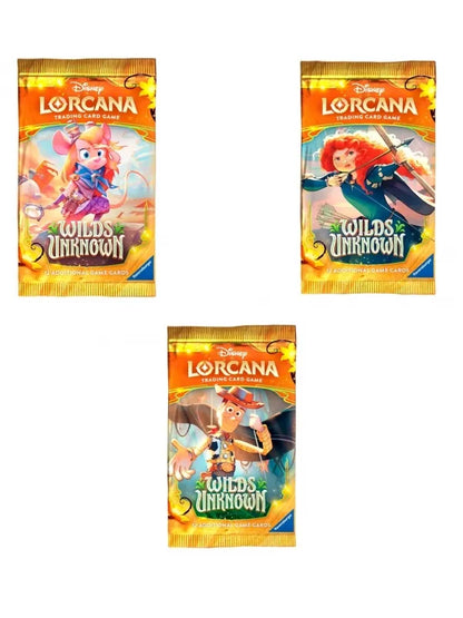 Caja de 24 sobres Wilds Unknown INGLÉS - Disney Lorcana TCG