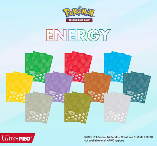 Fundas Estándar Pokémon ENERGÍA 65u - Ultra Pro