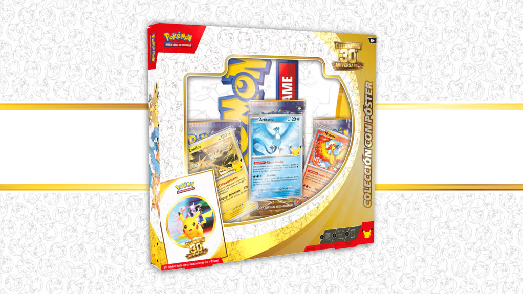 Colección póster Celebración 30 Aniversario ESPAÑOL - Pokémon TCG