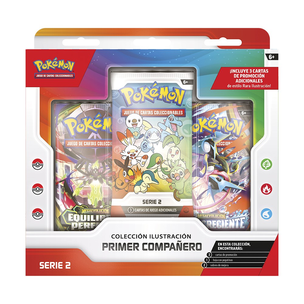 Caja Colección Ilustración Primer Compañero Pokémon Serie 2 ESPAÑOL - Pokémon TCG