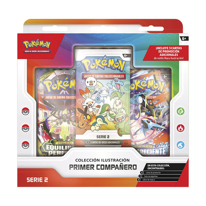 Caja Colección Ilustración Primer Compañero Pokémon Serie 2 ESPAÑOL - Pokémon TCG