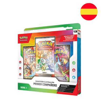 Caja Colección Ilustración Primer Compañero Pokémon Serie 1 ESPAÑOL - Pokémon TCG
