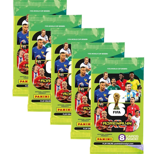 Pack 5 Sobres Mundial FIFA 2026 Adrenalyn XL - Panini Cards
