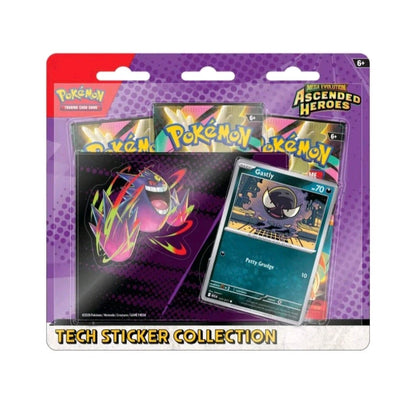 Blíster de 3 sobres Héroes Ascendentes Gastly INGLÉS - Pokémon TCG