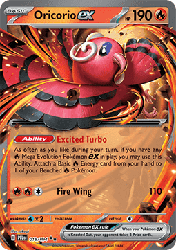 Oricorio ex (PFL 018) ESPAÑOL - Pokémon TCG