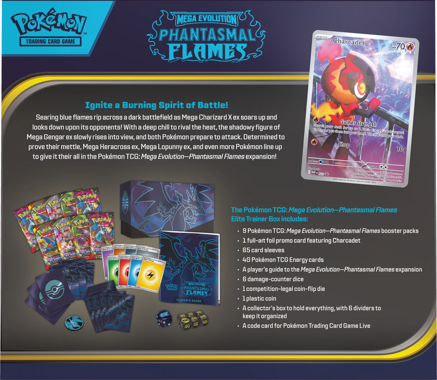 ETB Caja de entrenador elite Phantasmal Flames INGLÉS - Pokémon TCG
