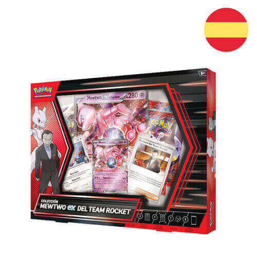Caja colección Mewtwo EX del Team Rocket ESPAÑOL- Pokémon TCG