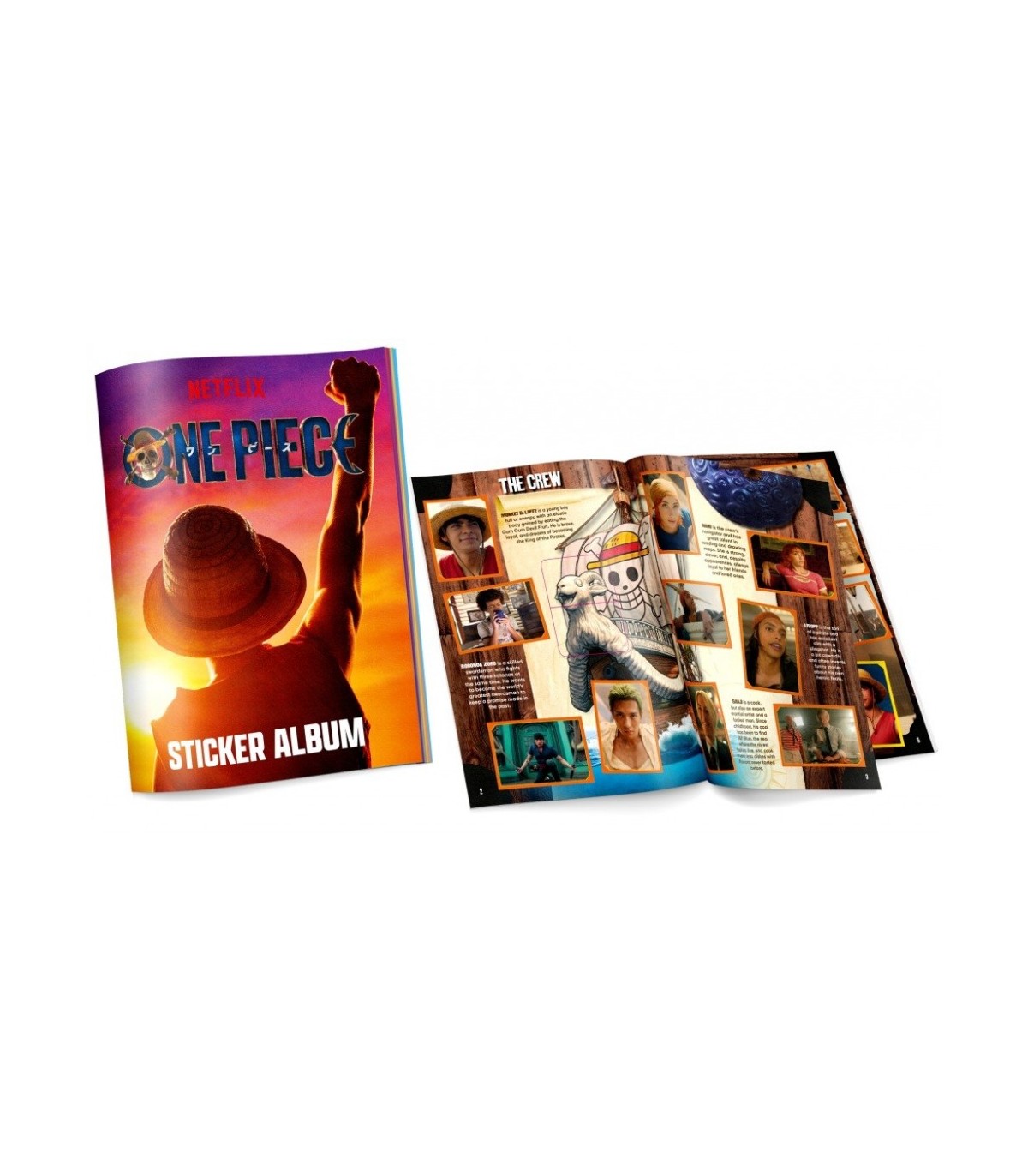 One Piece Pack Album + 2 sobres Live Action Netflix