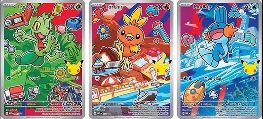 Mudkip, Treecko y Torchic (MEP 55 56 57) ESPAÑOL - Pokémon TCG