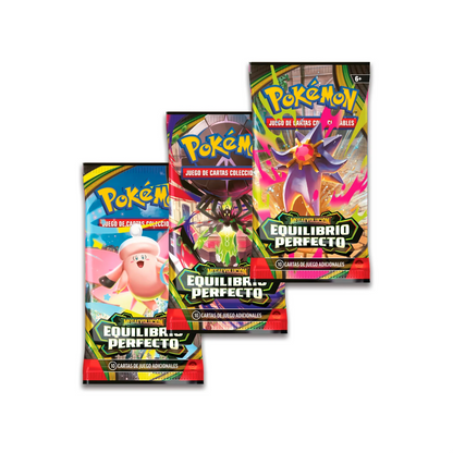 PACK 6 sobres Megaevolución Equilibrio Perfecto ESPAÑOL - Pokémon TCG
