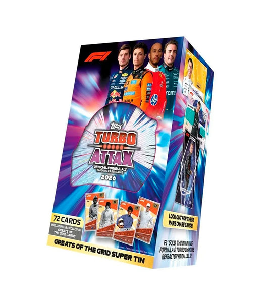 Super Tin Turbo Attax Formula 1 2026 Can - Topps